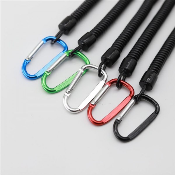 Anti-lost Stretch Cord Safety Key Ring