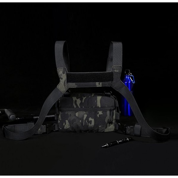 High Quality Well Made Tactical Chest Pack For Eeveryday Carry Outdoor use, Absolutely No Swinging While Moving