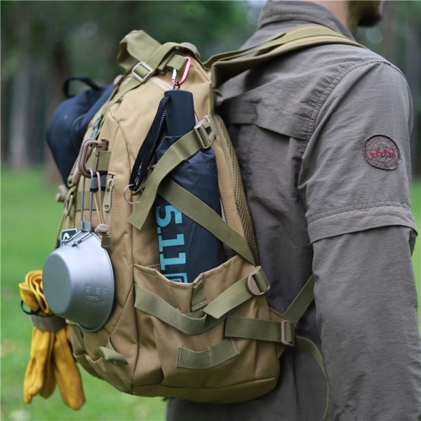 25 Liters Military Tactical Molle Backpack For Hunting Survival Camping