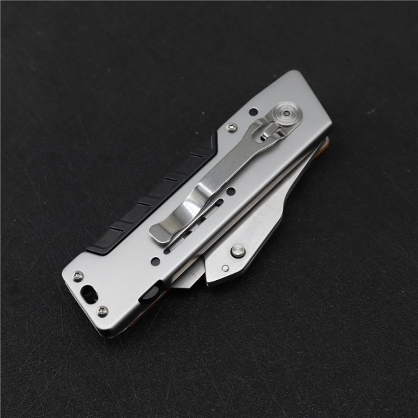 Foldable Utility Knife With Built-in Blade Magazine