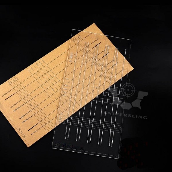 Acrylic Taper Templates For Bands Cutting