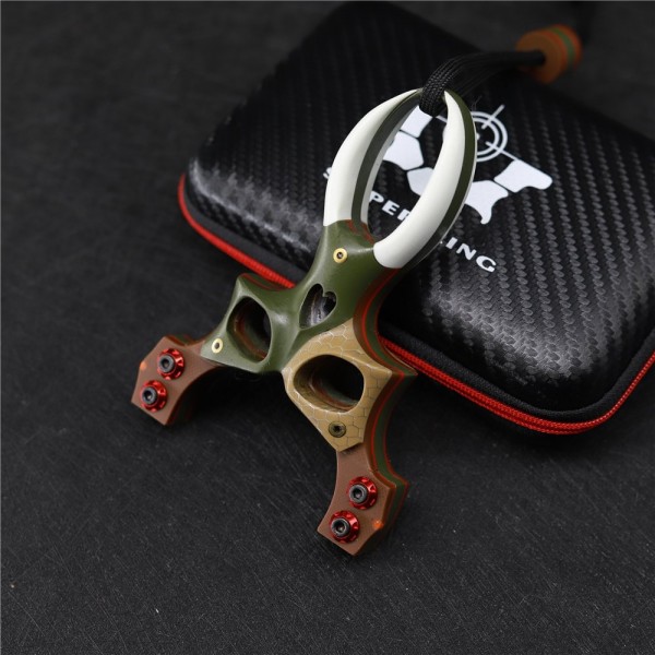 slingshots: S-Ghost G1 TTF Skeleton Theme Slingshot, 100% Handmade Slingshot for Hunting