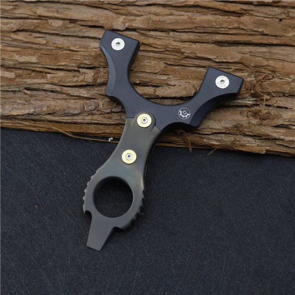 Slingshots: S-Punisher, TC21 Titanium Multifunctional Portable EDC Slingshot